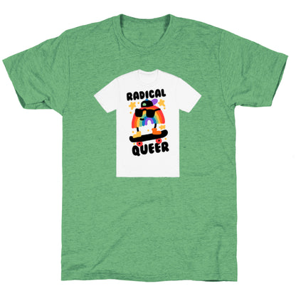 Radical Queer Rainbow Unisex Triblend Tee