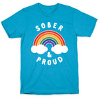 Sober And Proud Unisex Triblend Tee