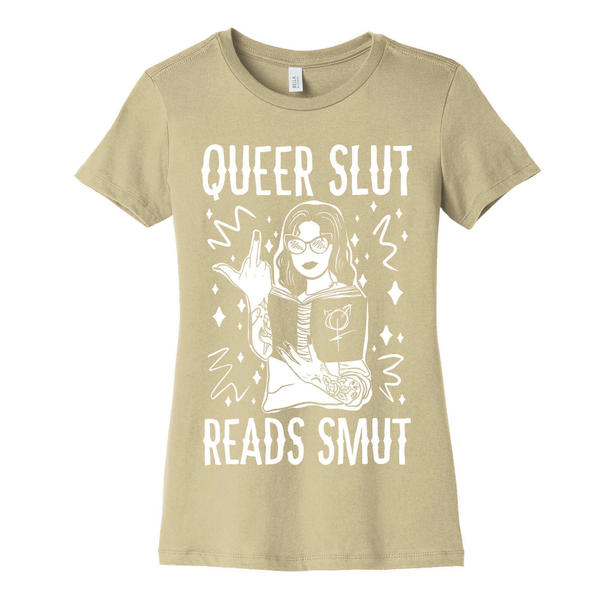 Queer Slut Reads Smut Women's Cotton Tee