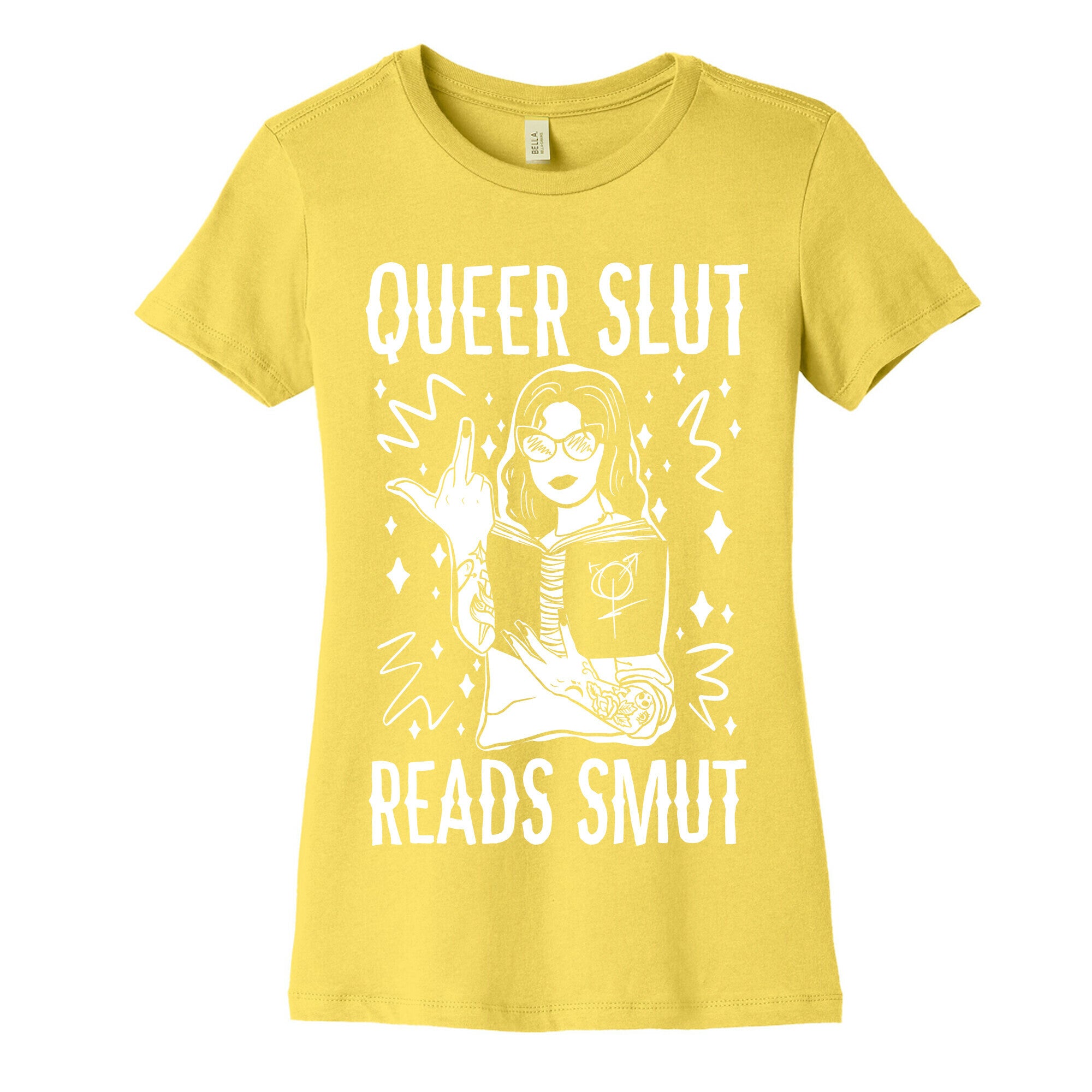 Queer Slut Reads Smut Women's Cotton Tee