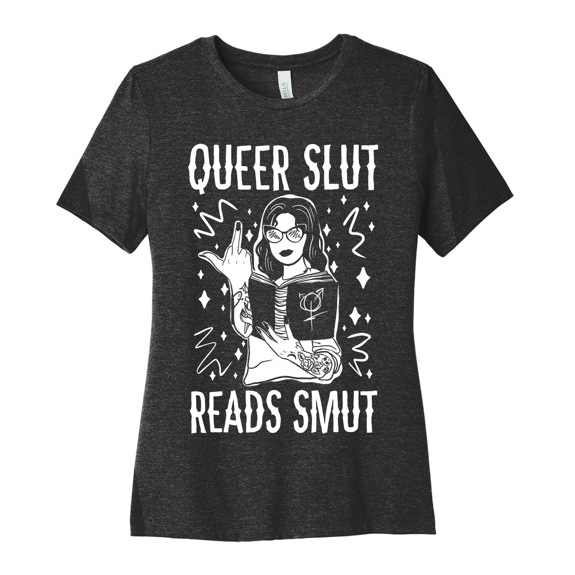 Queer Slut Reads Smut Women's Cotton Tee