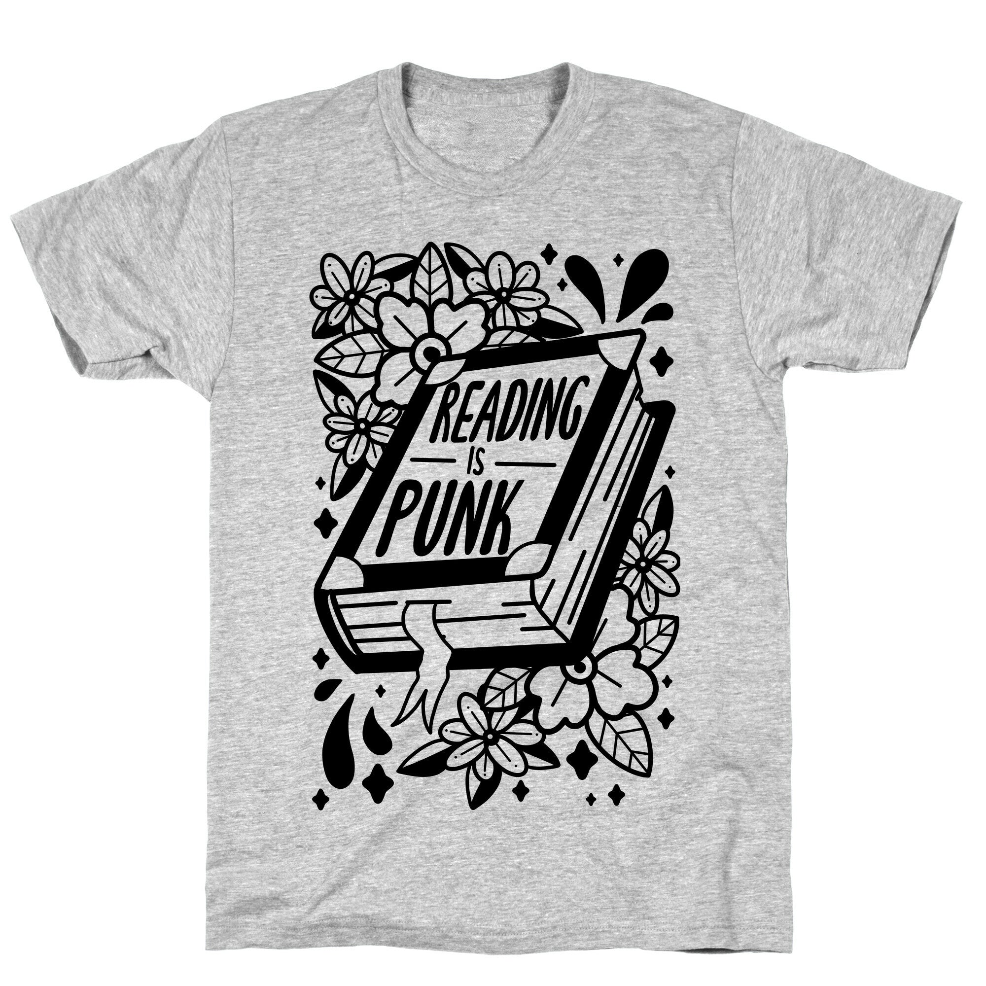 Reading Is Punk Book T-Shirt