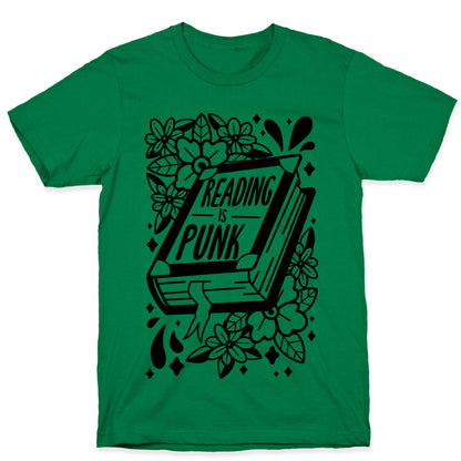 Reading Is Punk Book T-Shirt