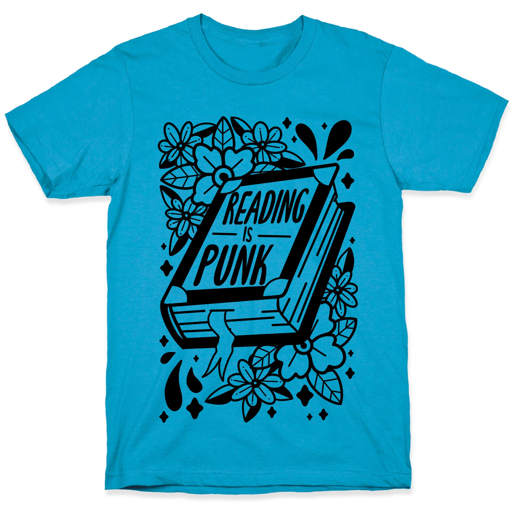 Reading Is Punk Book Unisex Triblend Tee