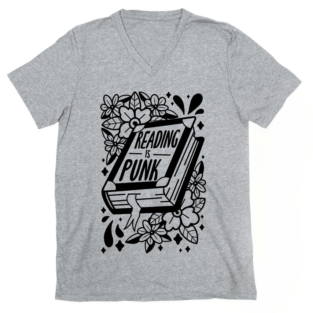 Reading Is Punk Book V-Neck