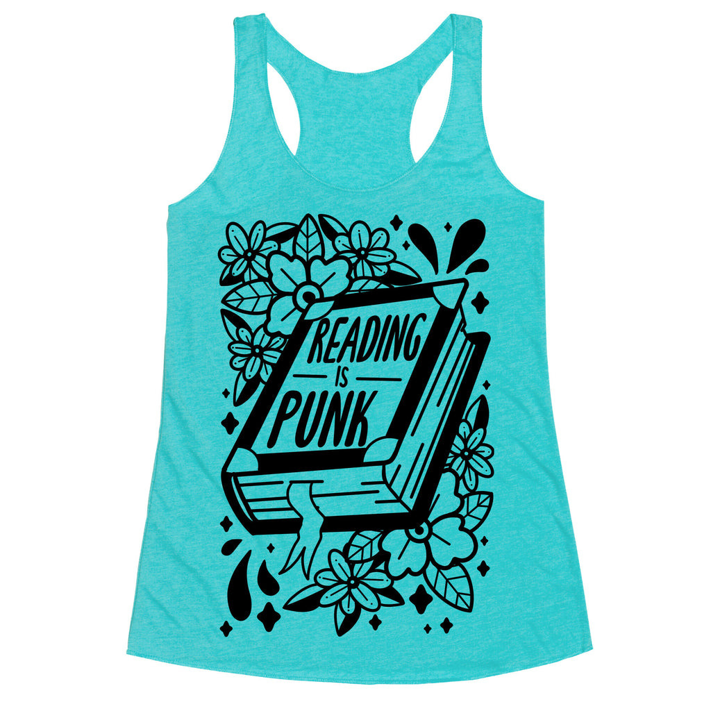 Reading Is Punk Book Racerback Tank