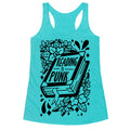 Reading Is Punk Book Racerback Tank