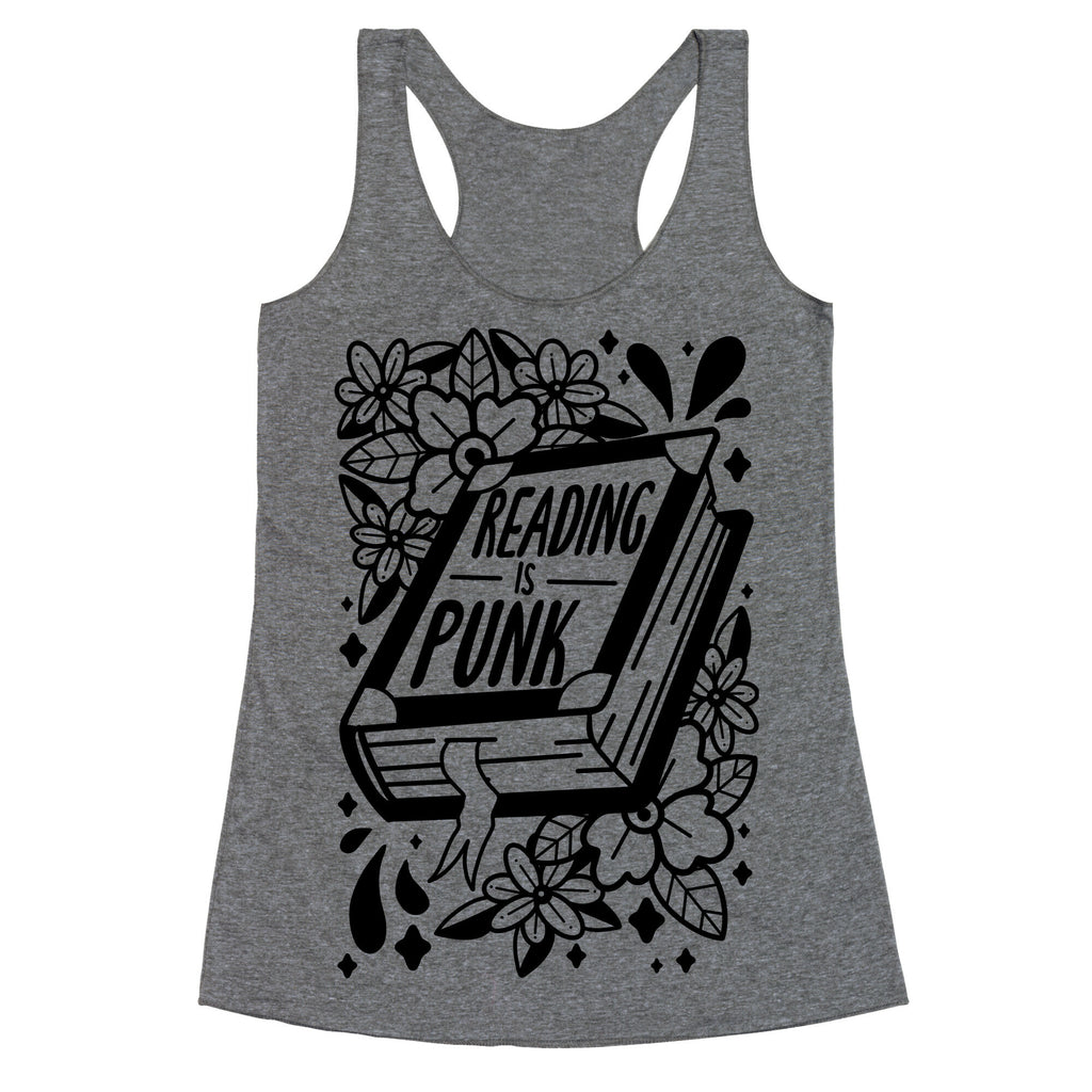 Reading Is Punk Book Racerback Tank