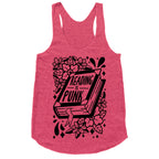 Reading Is Punk Book Racerback Tank