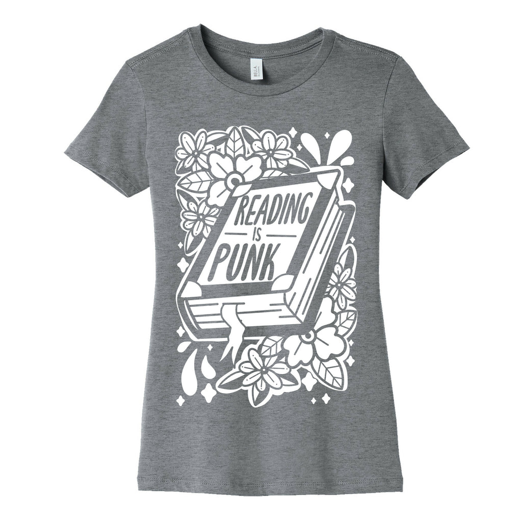 Reading Is Punk Book Women's Cotton Tee