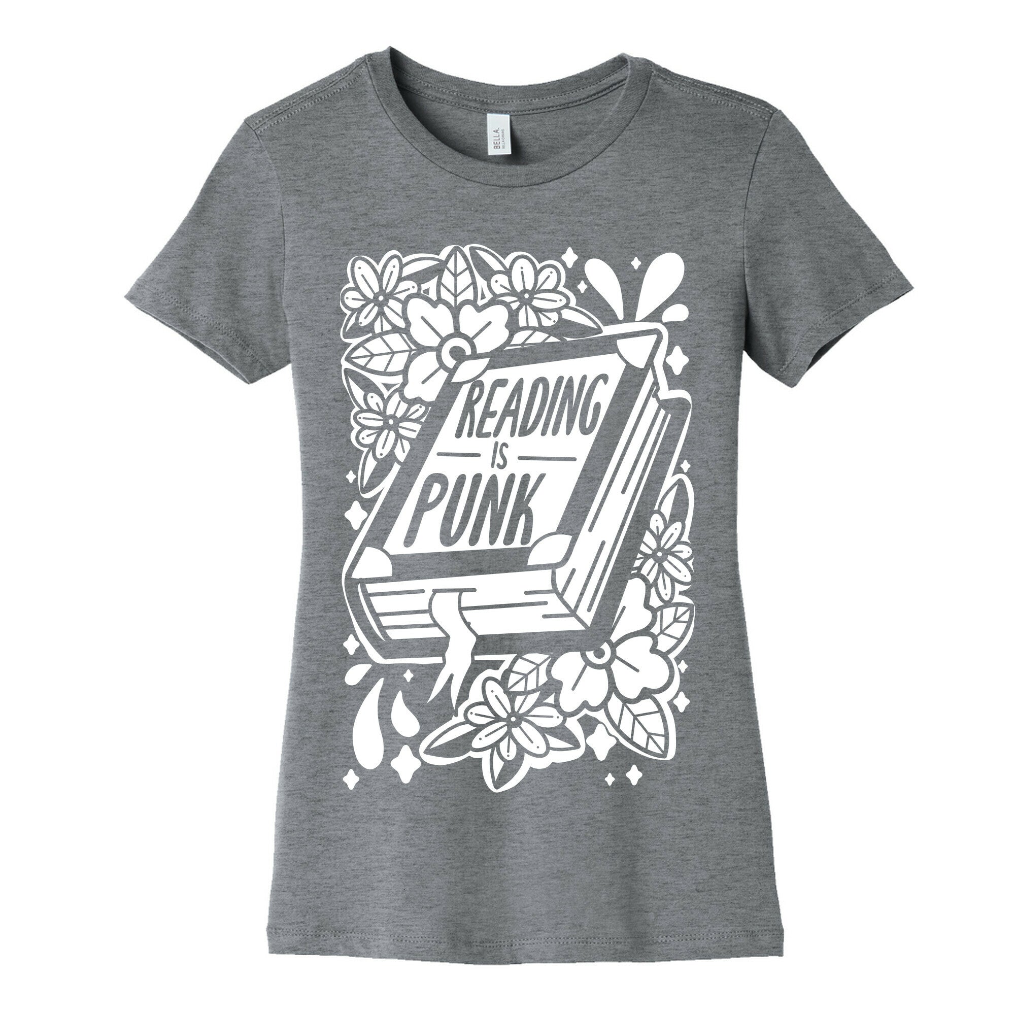 Reading Is Punk Book Women's Cotton Tee
