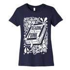 Reading Is Punk Book Women's Cotton Tee