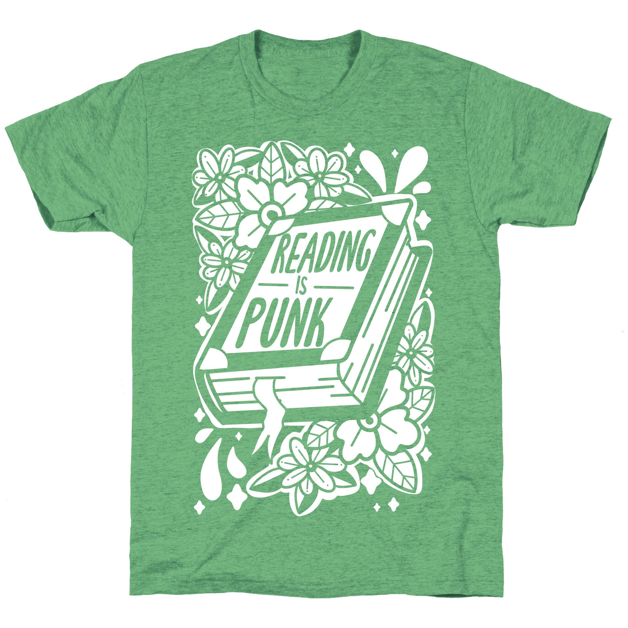Reading Is Punk Book Unisex Triblend Tee