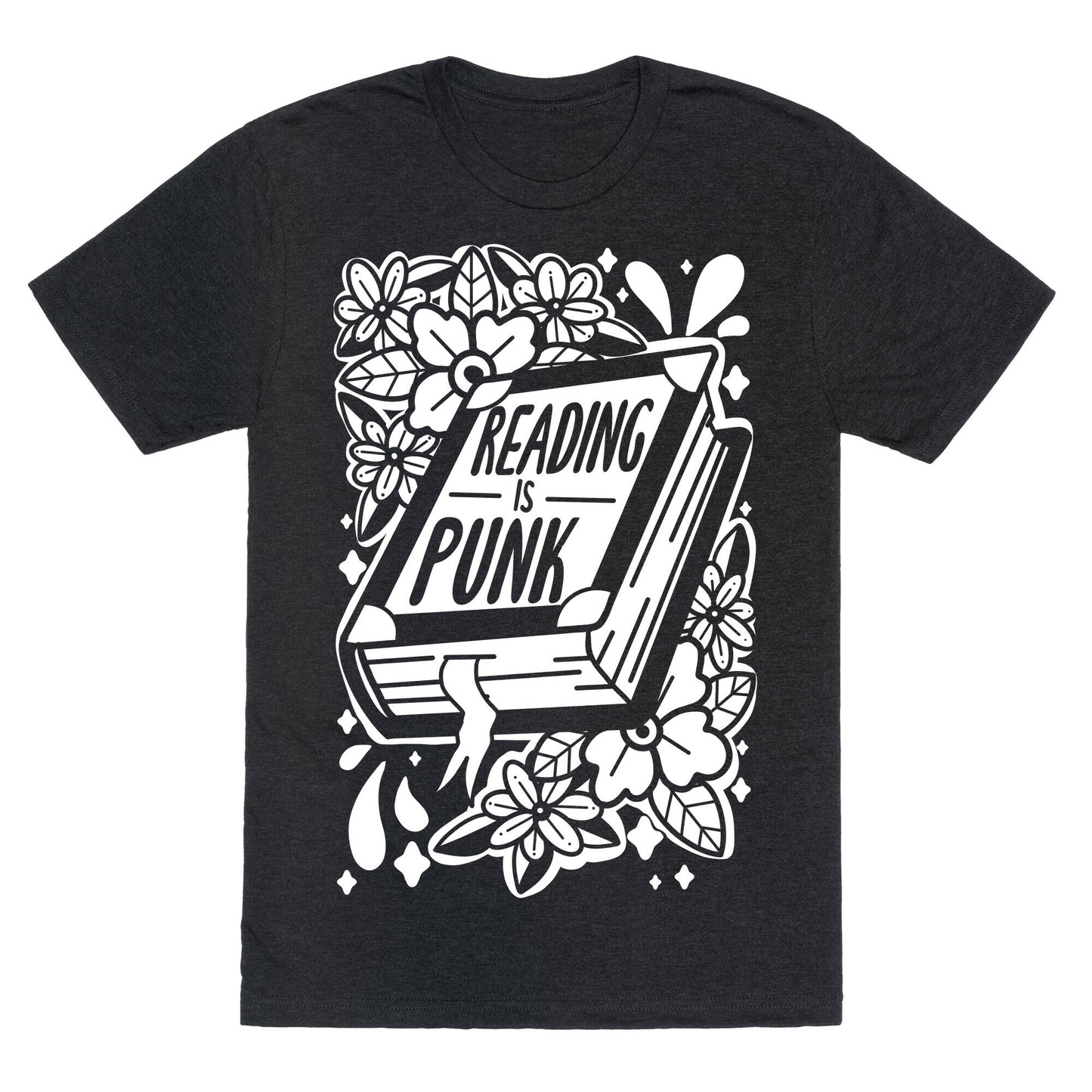 Reading Is Punk Book Unisex Triblend Tee