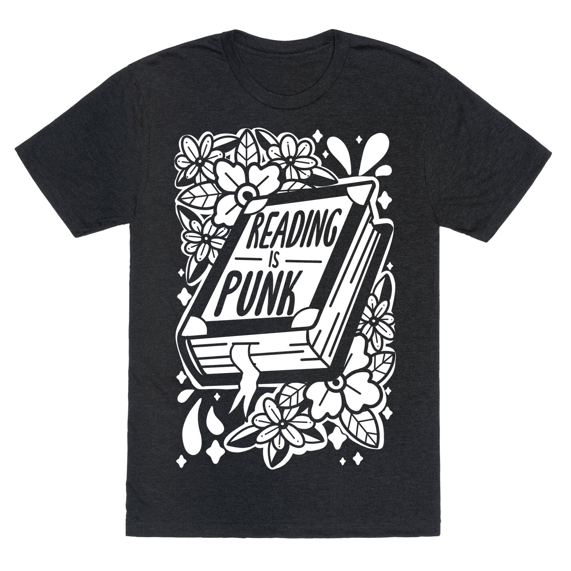 Reading Is Punk Book Unisex Triblend Tee