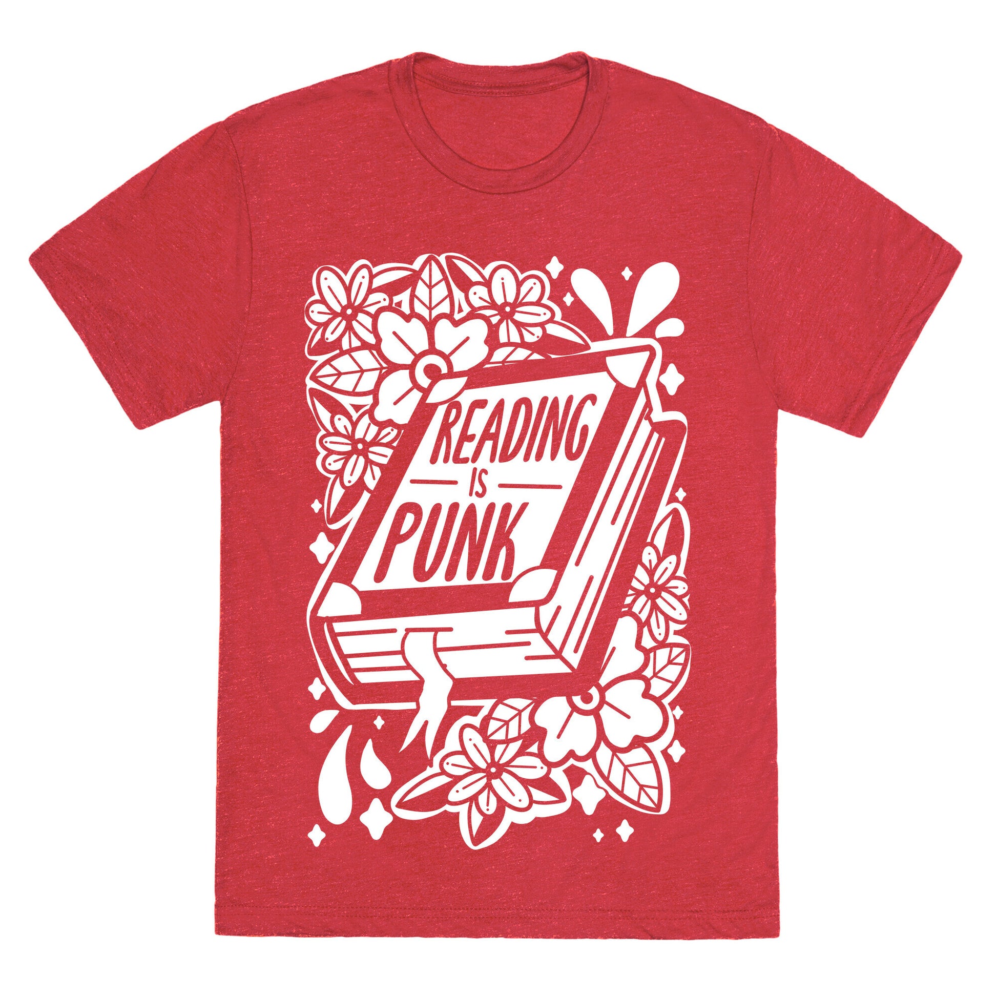 Reading Is Punk Book Unisex Triblend Tee