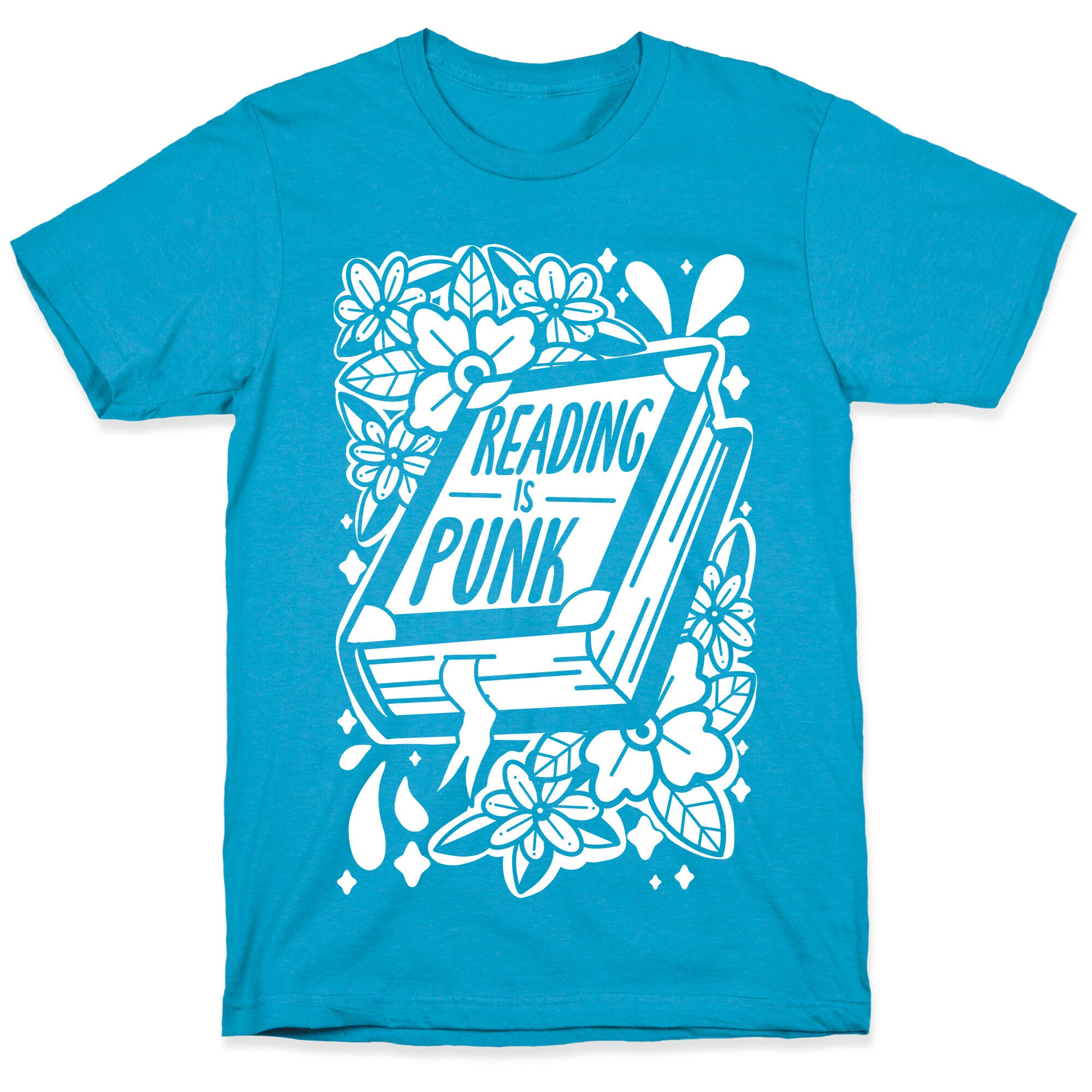Reading Is Punk Book Unisex Triblend Tee
