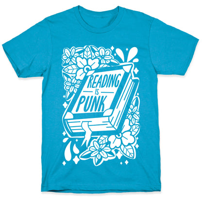 Reading Is Punk Book Unisex Triblend Tee