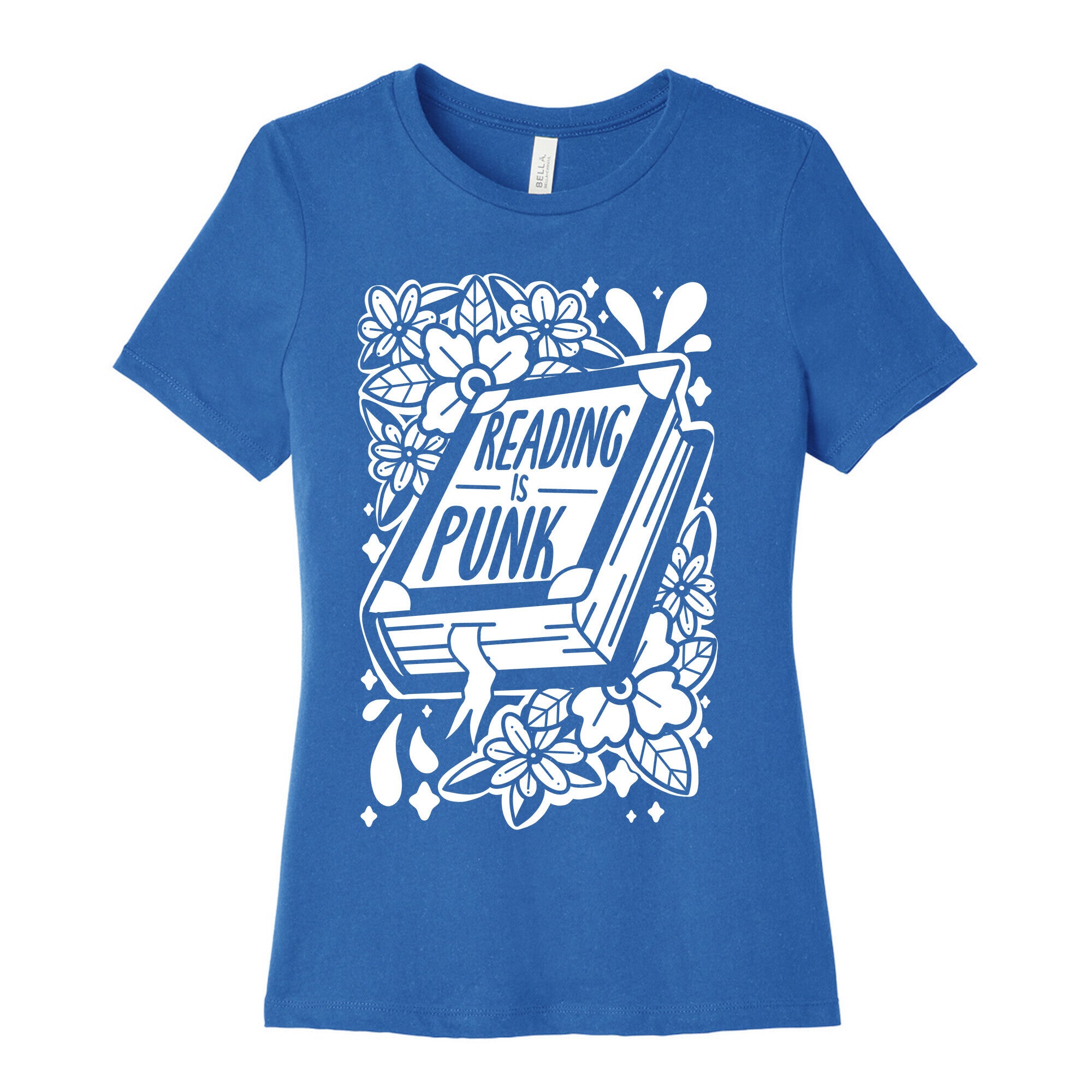 Reading Is Punk Book Women's Cotton Tee