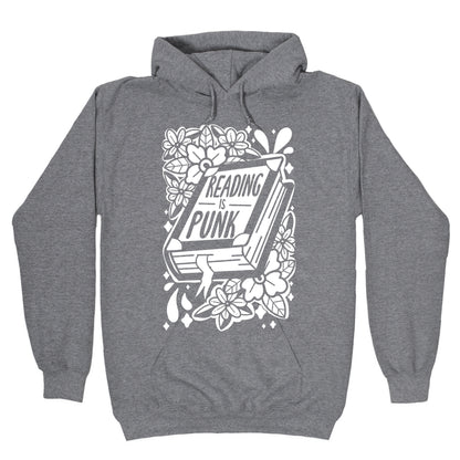 Reading Is Punk Book Hoodie
