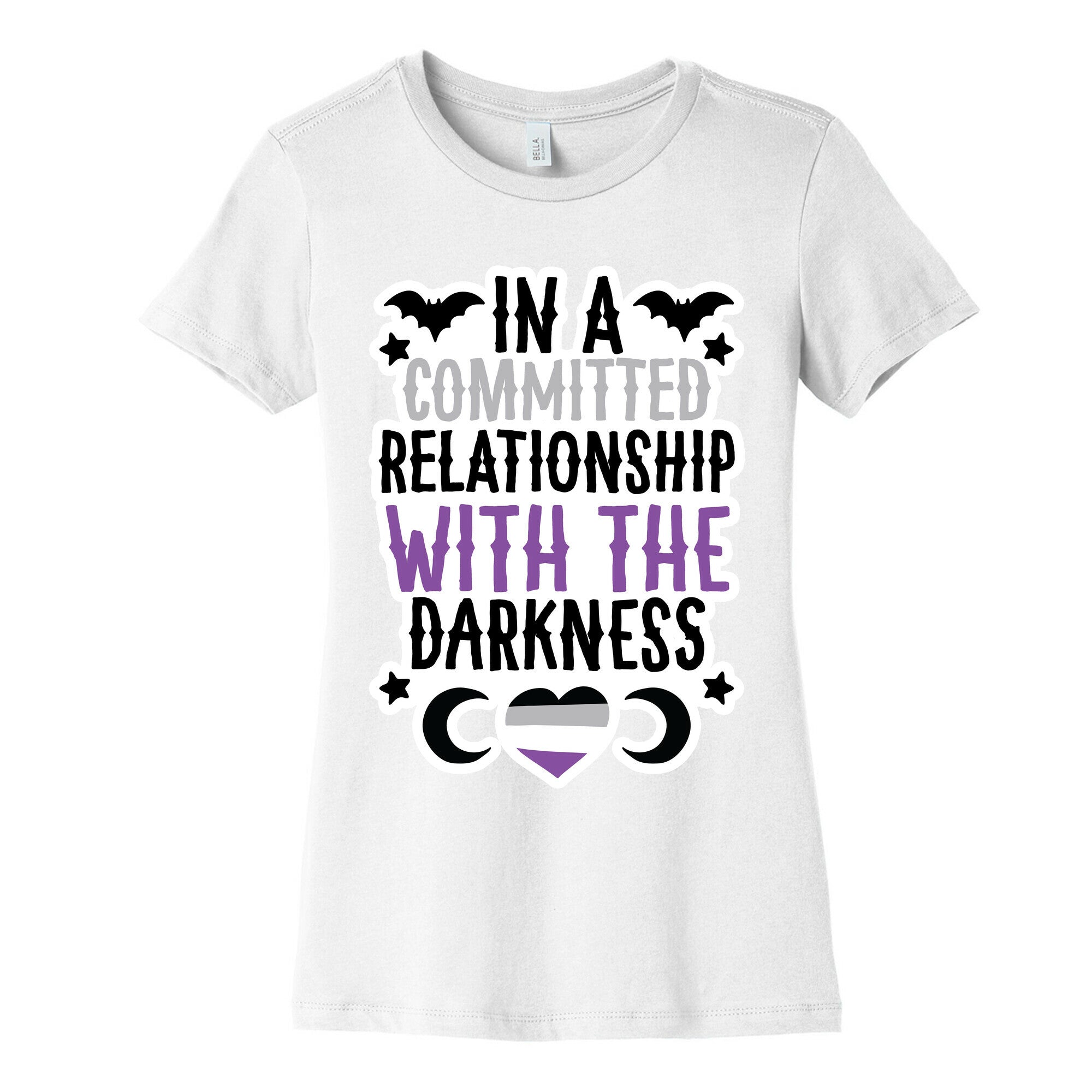 In A Committed Relationship with the Darkness Women's Cotton Tee