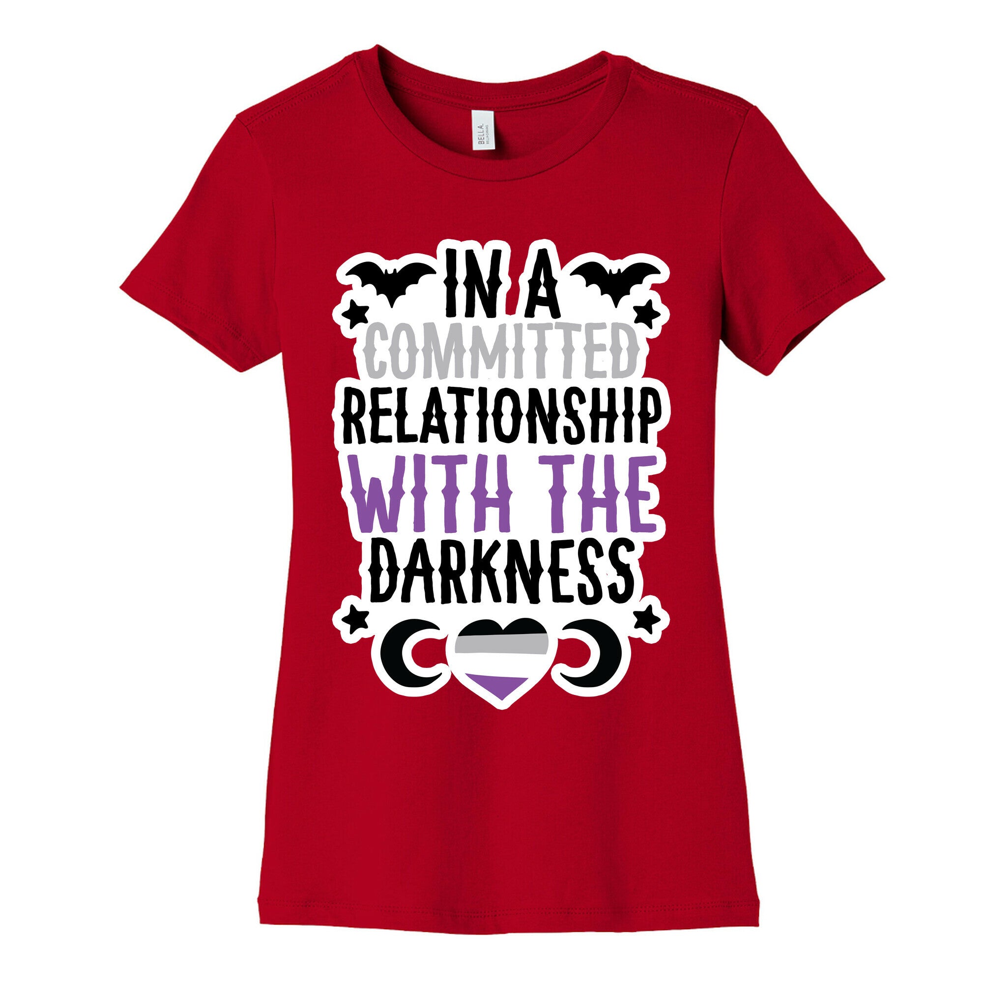 In A Committed Relationship with the Darkness Women's Cotton Tee