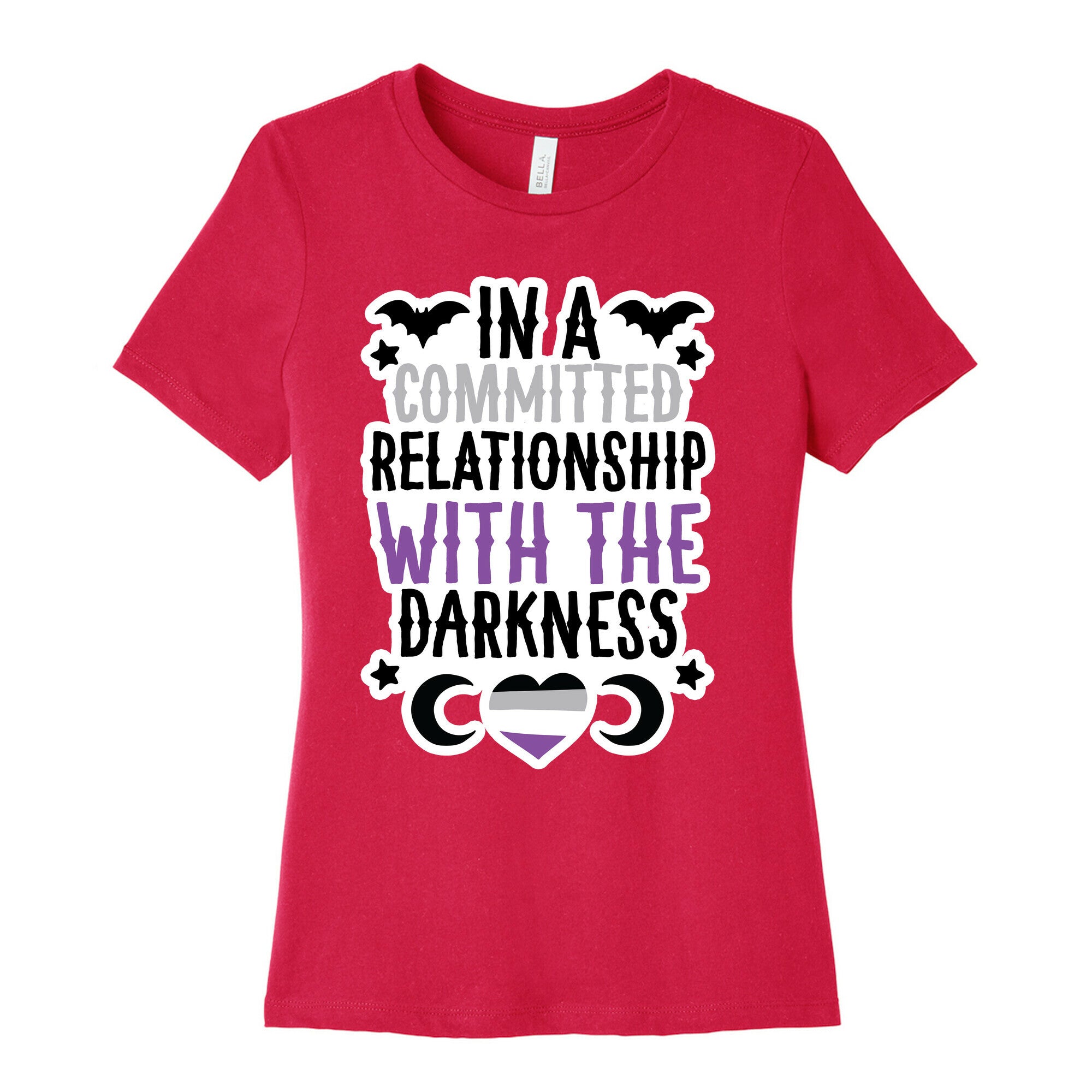 In A Committed Relationship with the Darkness Women's Cotton Tee