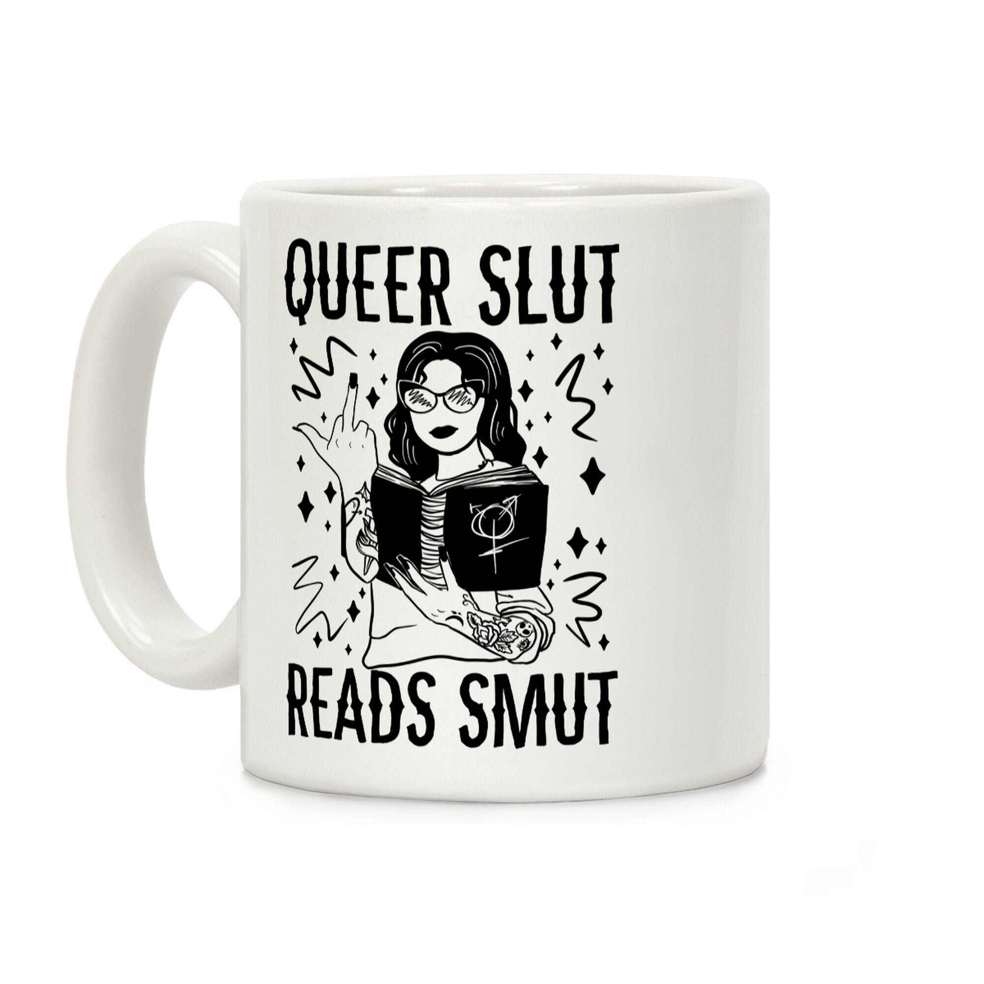 Queer Slut Reads Smut Coffee Mug