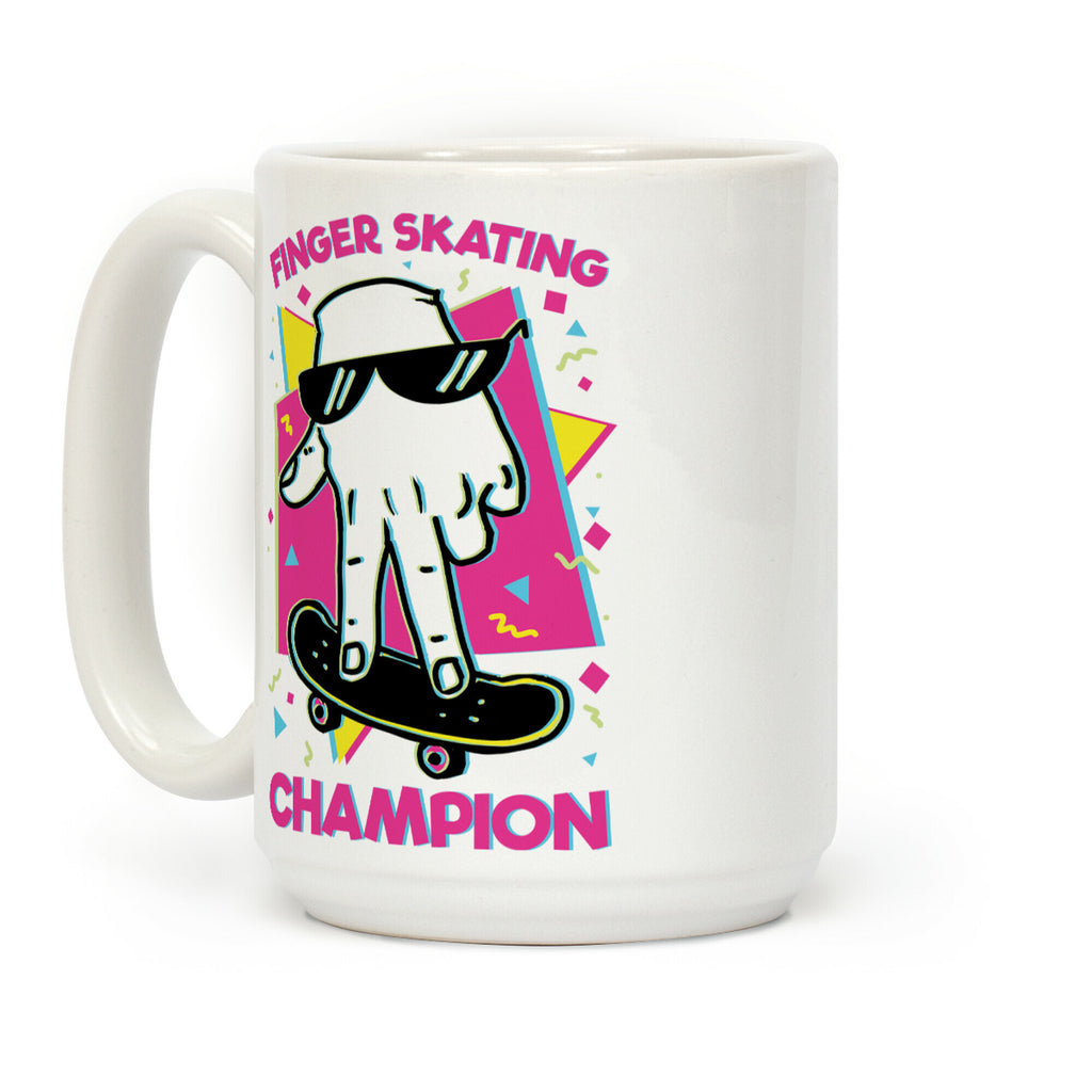 Finger Skating Champion Coffee Mug