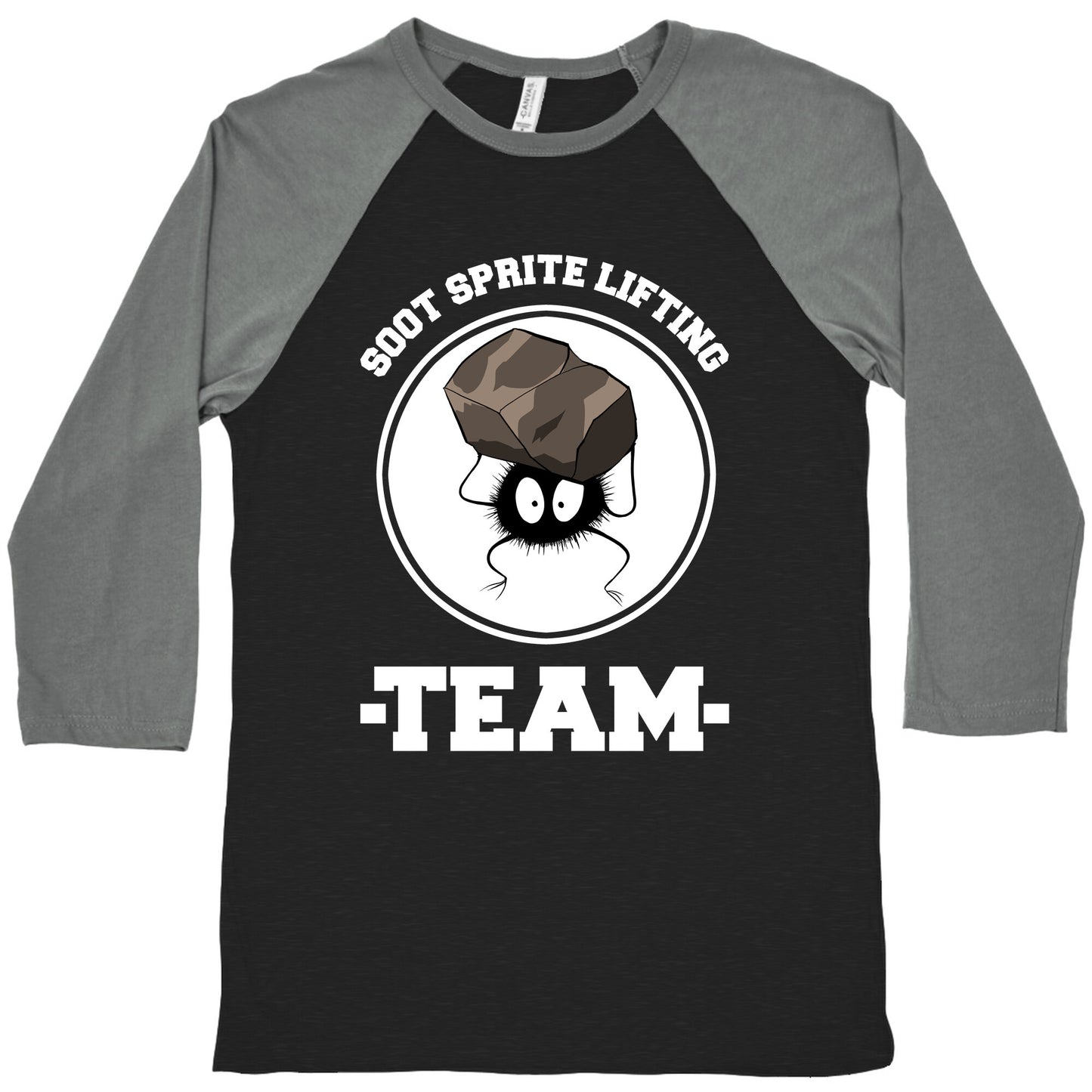 Soot Sprite Lifting Team Baseball Tee