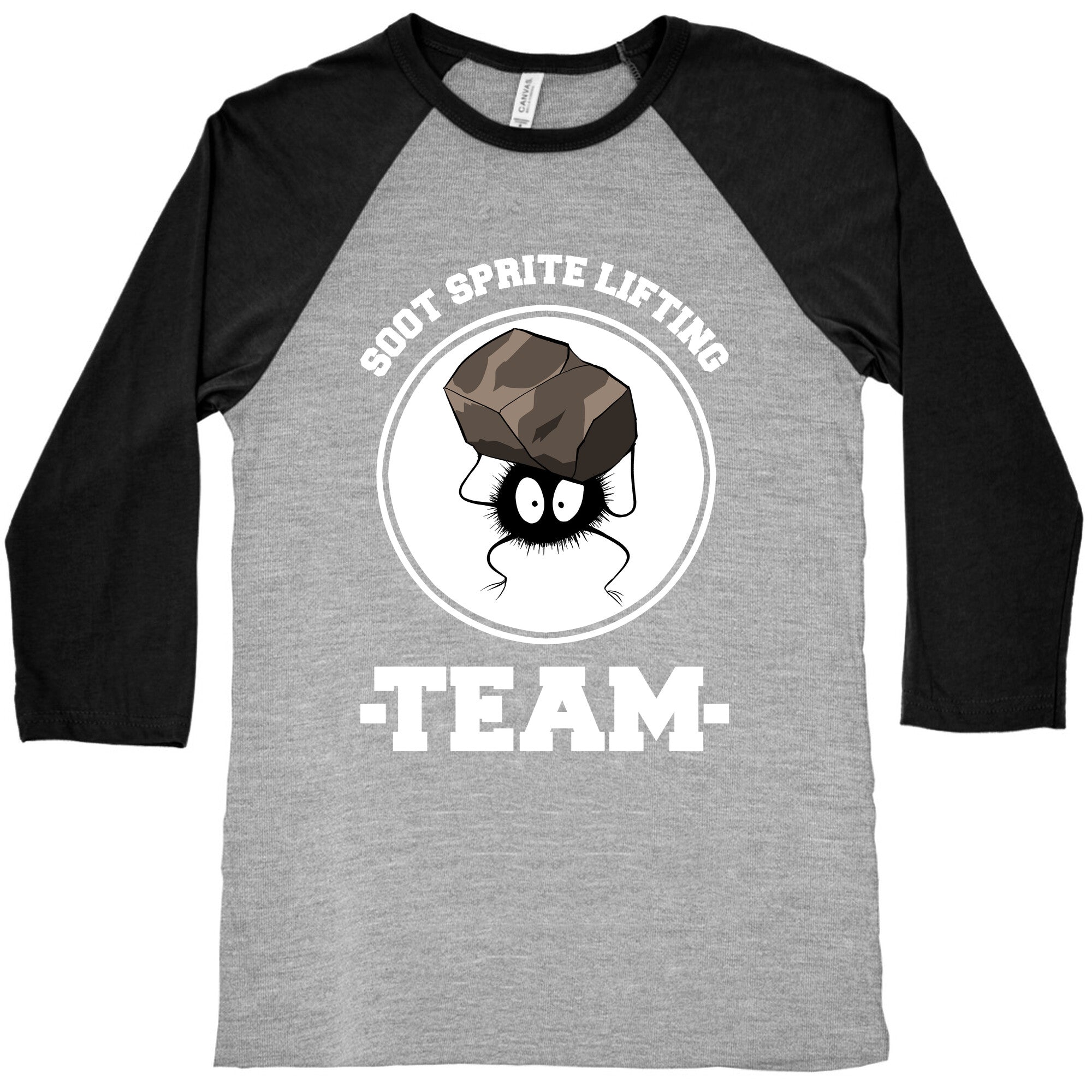 Soot Sprite Lifting Team Baseball Tee