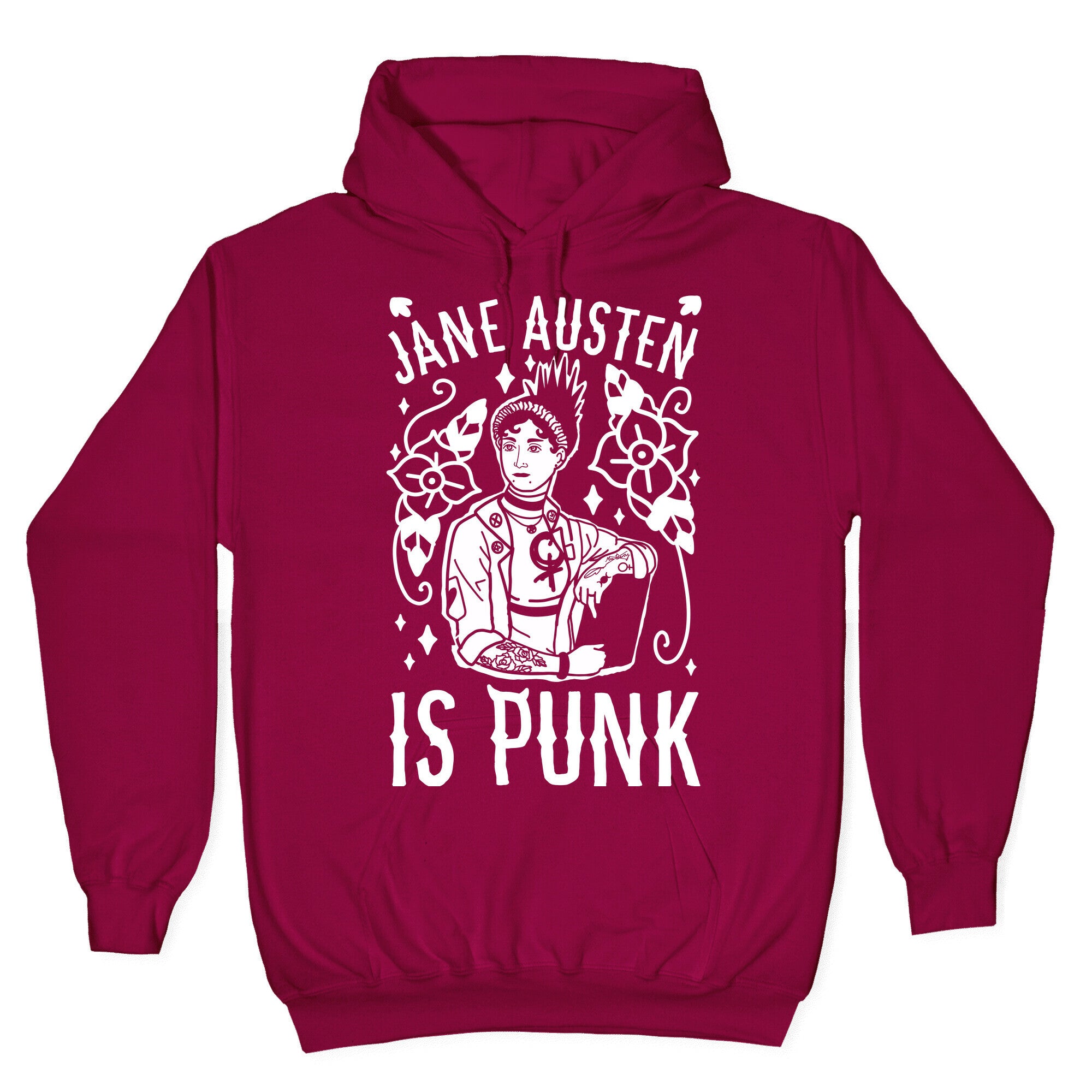 Jane Austen Is Punk Hoodie