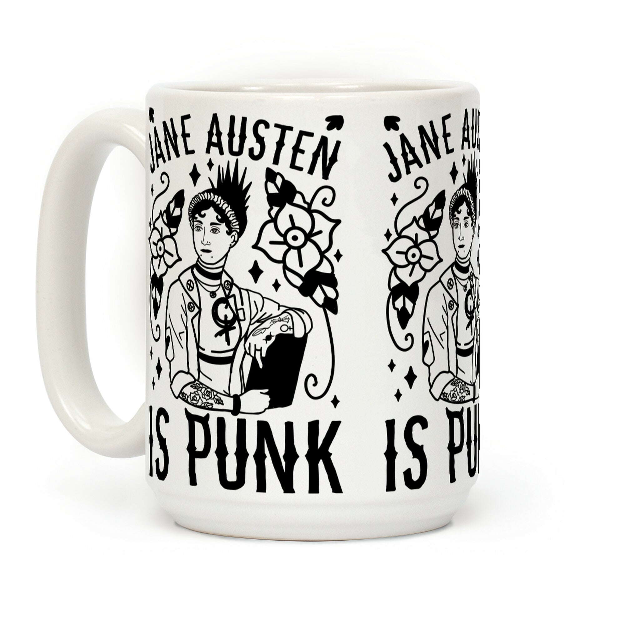 Jane Austen Is Punk Coffee Mug