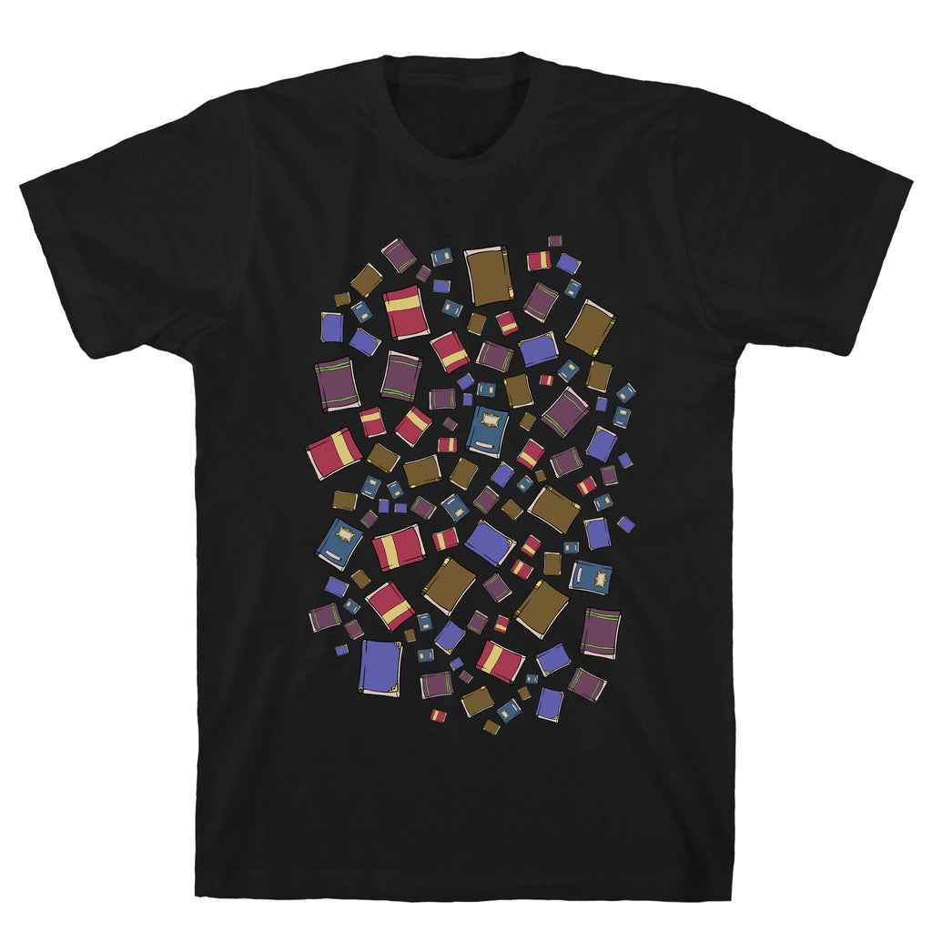 Book Collection Pattern T-Shirt