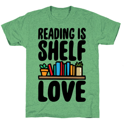Reading Is Shelf Love Unisex Triblend Tee