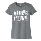 Bibliopunk Text Women's Cotton Tee