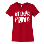 Bibliopunk Text Women's Cotton Tee