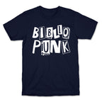Bibliopunk Text T-Shirt