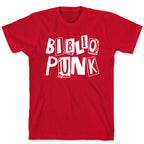 Bibliopunk Text T-Shirt
