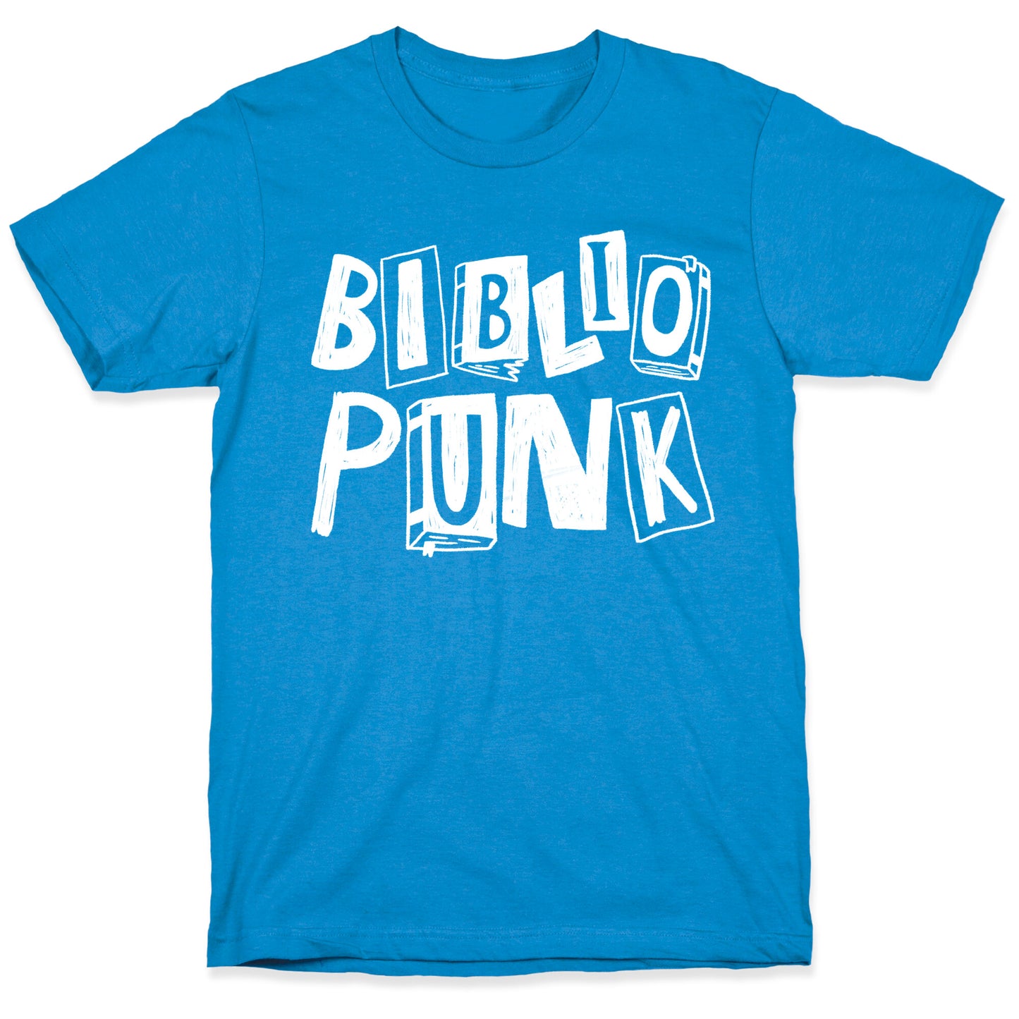 Bibliopunk Text T-Shirt