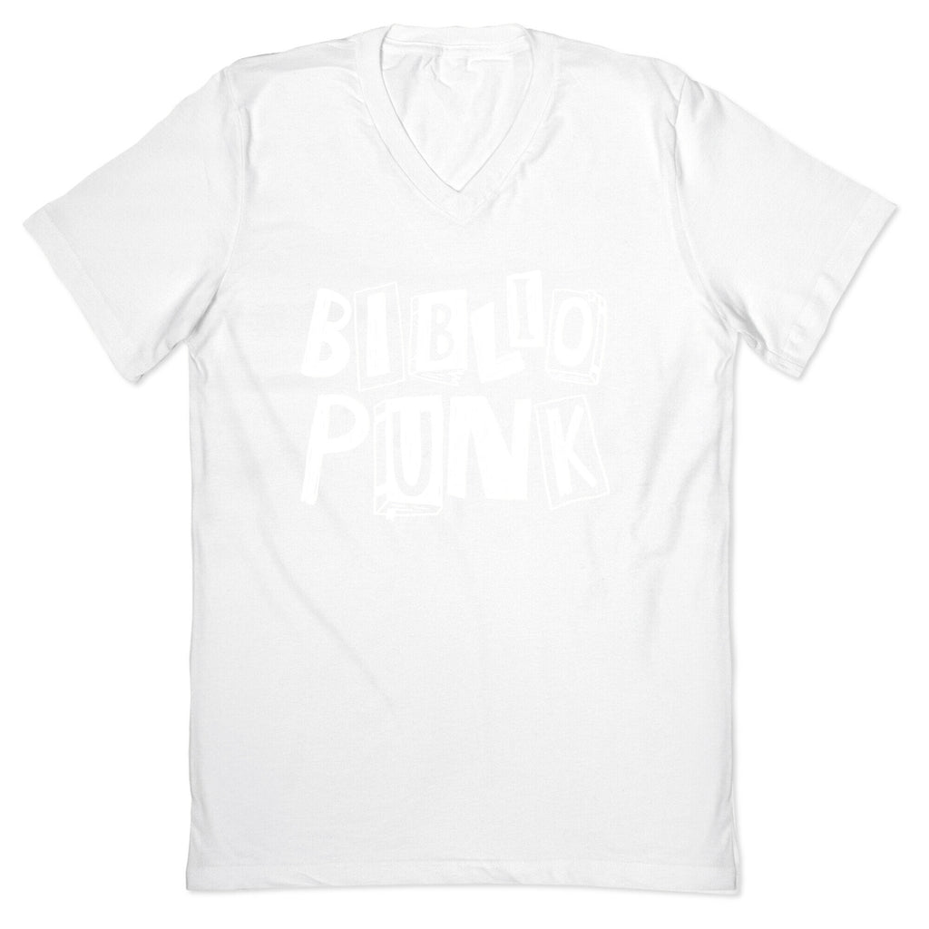 Bibliopunk Text V-Neck