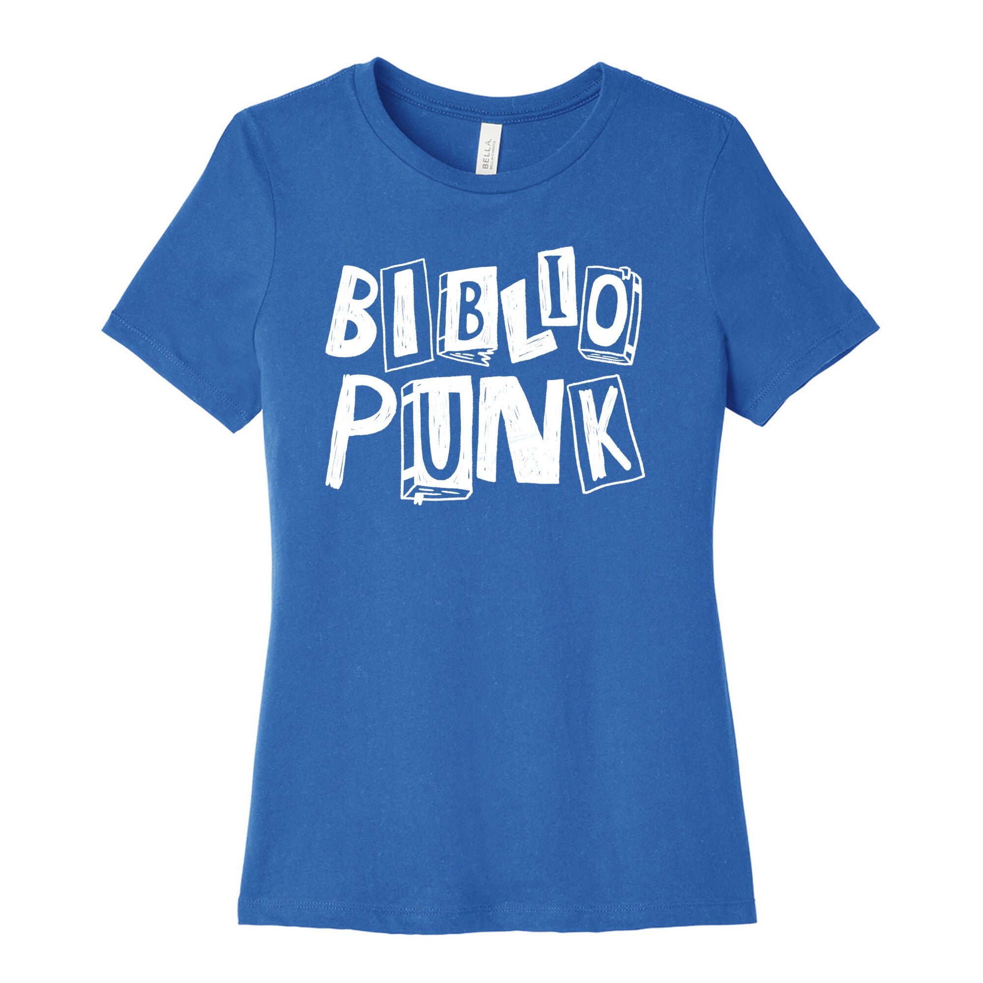 Bibliopunk Text Women's Cotton Tee