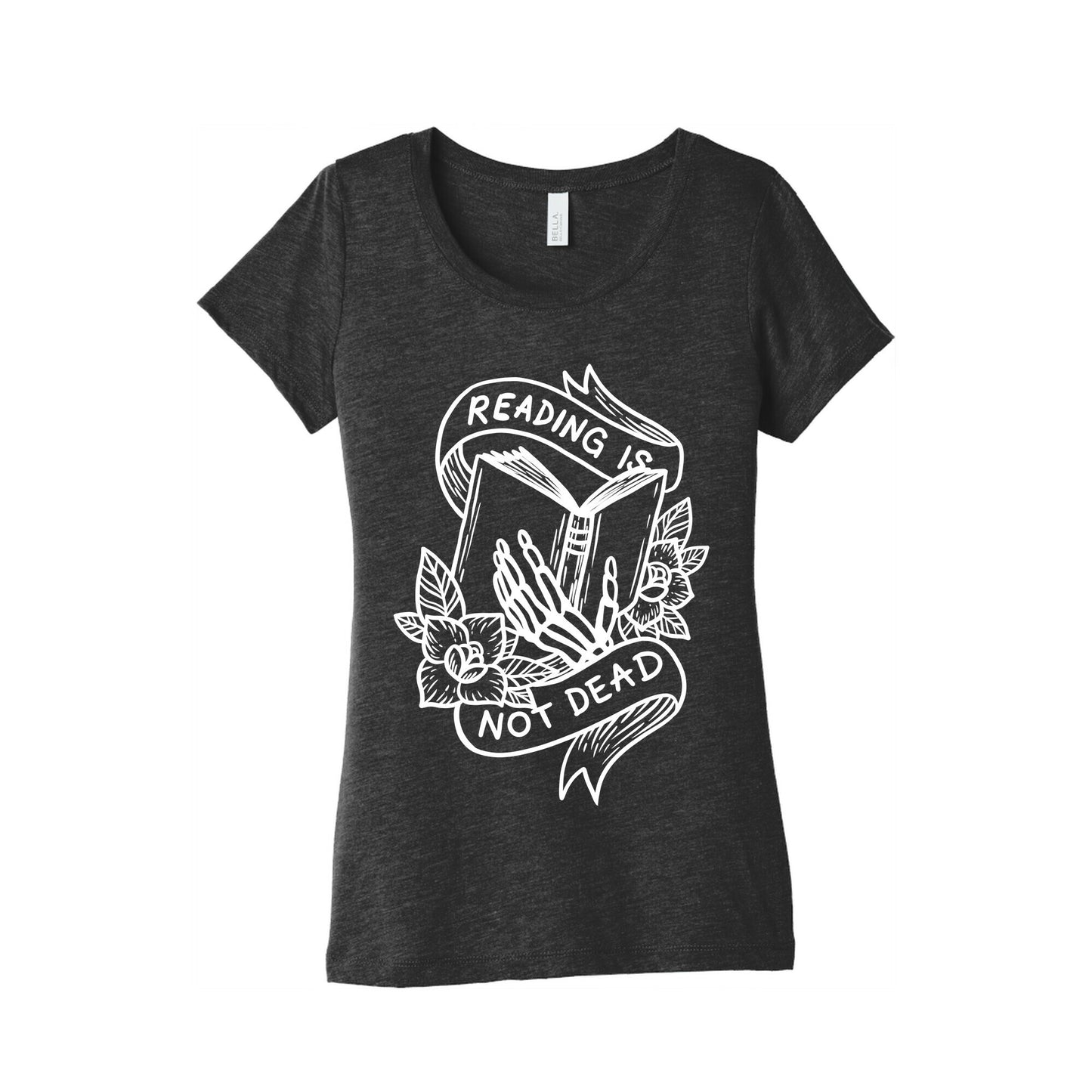 Reading Is Not Dead Women's Triblend Tee