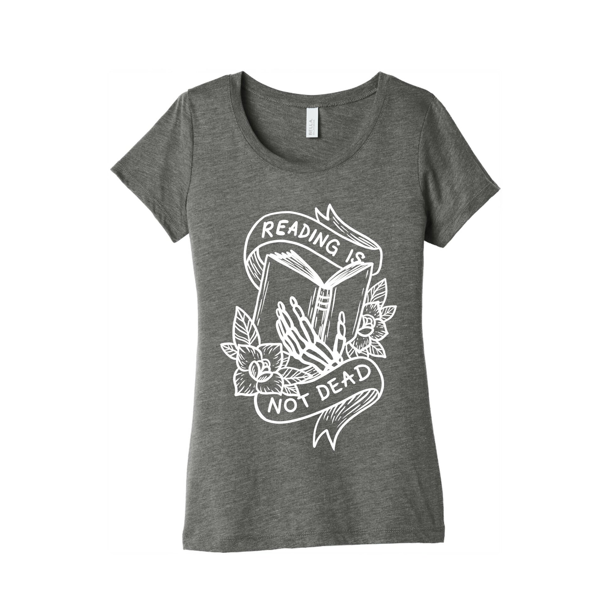 Reading Is Not Dead Women's Triblend Tee