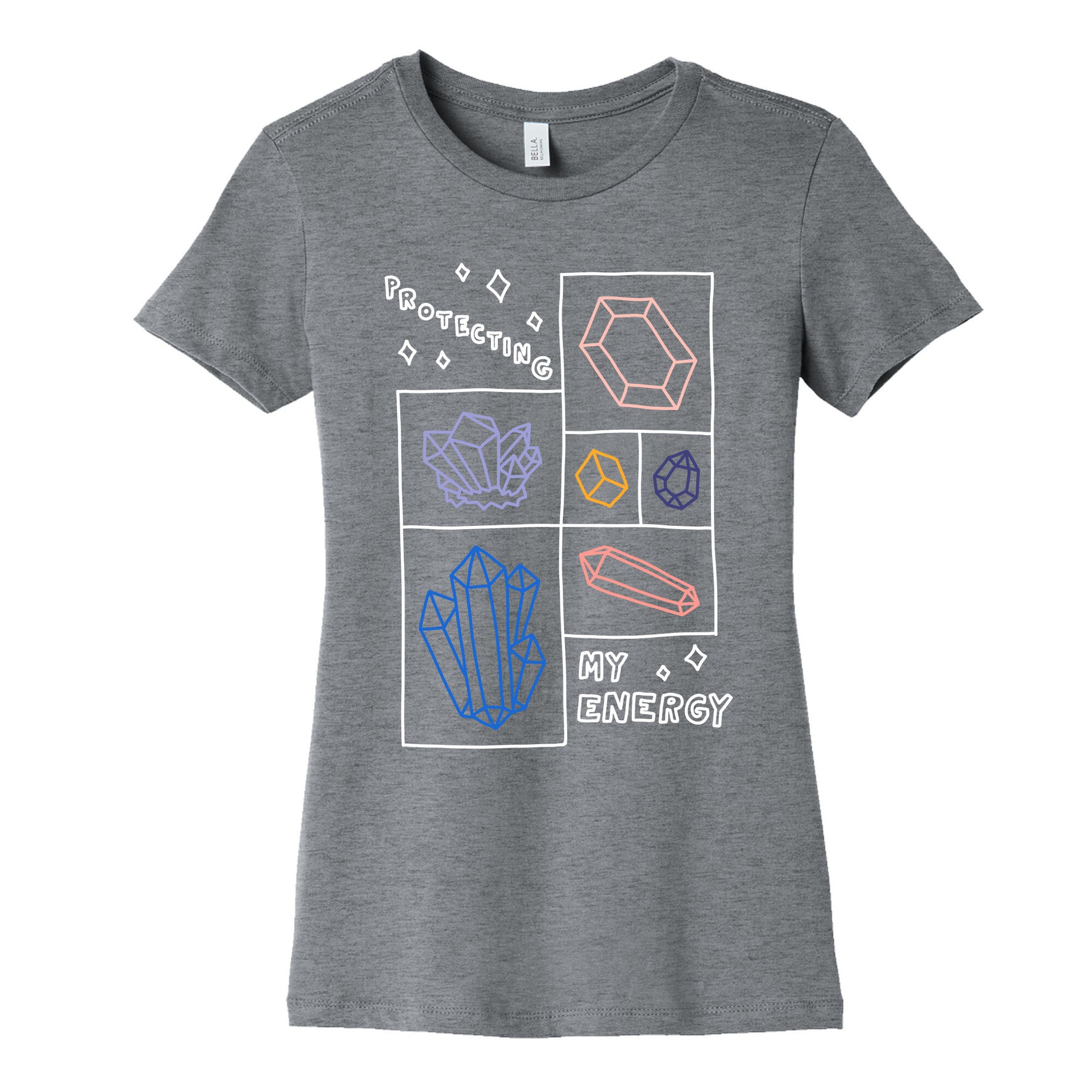 Protecting My Energy Crystals Women's Cotton Tee