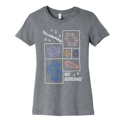 Protecting My Energy Crystals Women's Cotton Tee