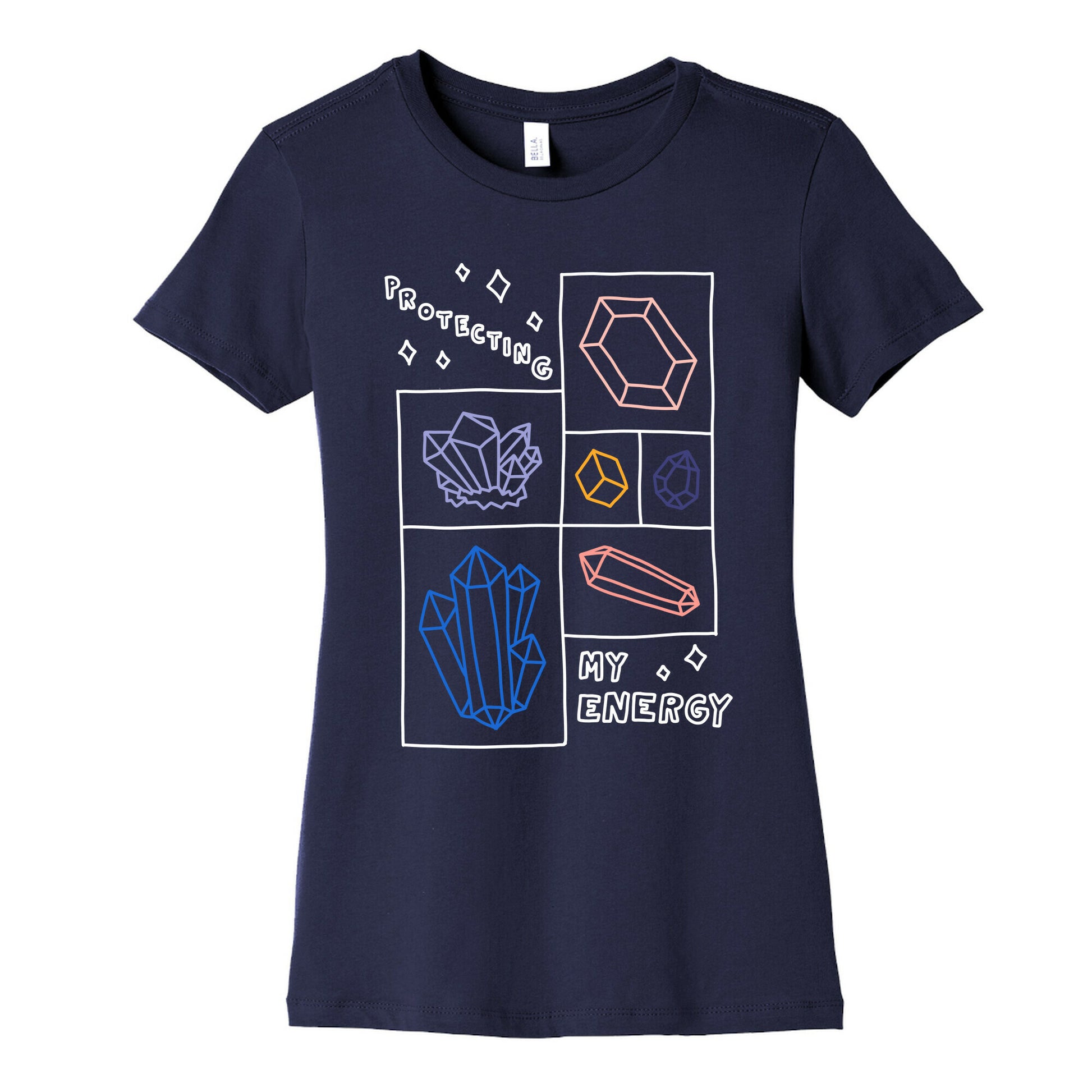 Protecting My Energy Crystals Women's Cotton Tee