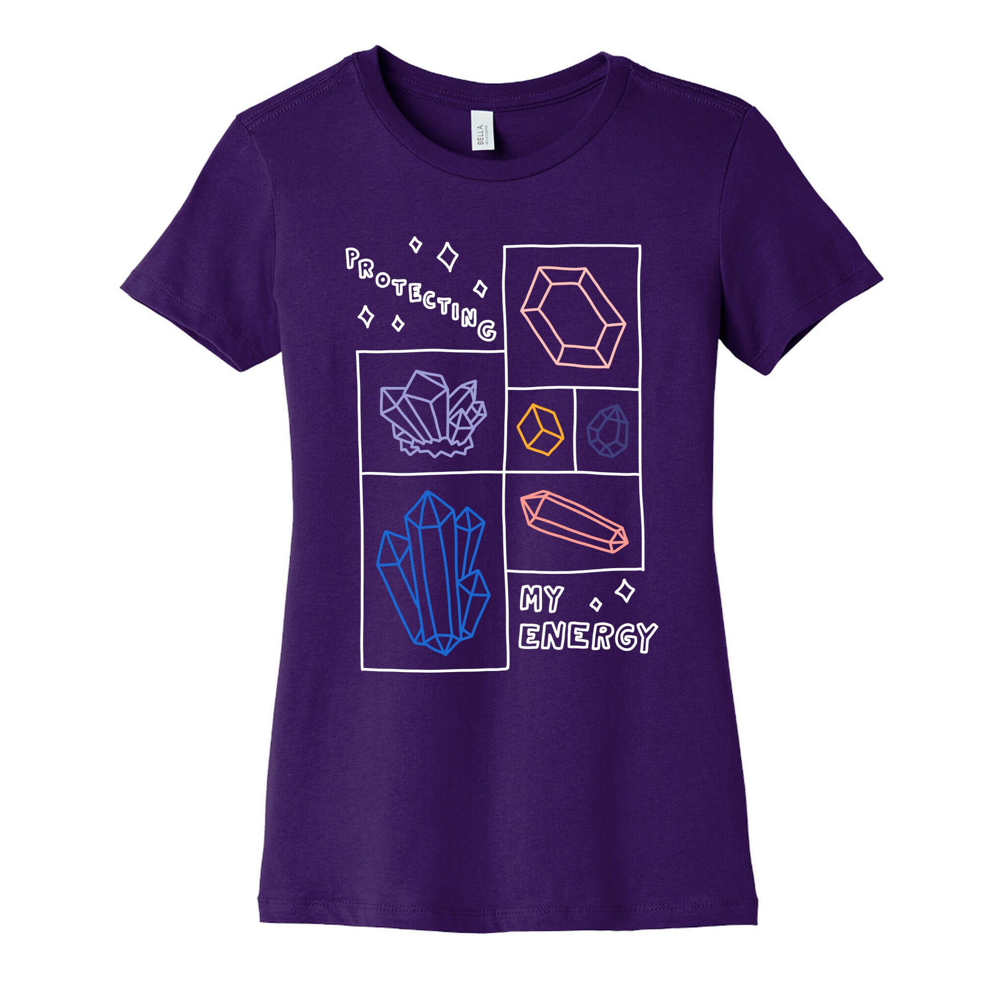 Protecting My Energy Crystals Women's Cotton Tee