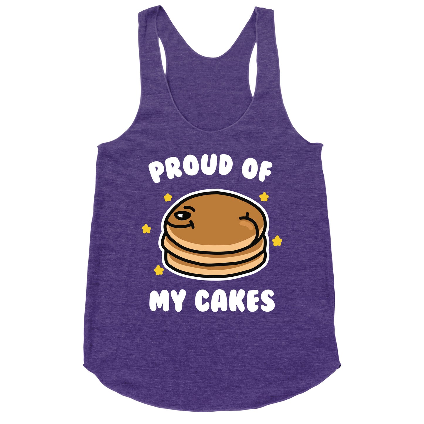Proud of My Cakes Racerback Tank