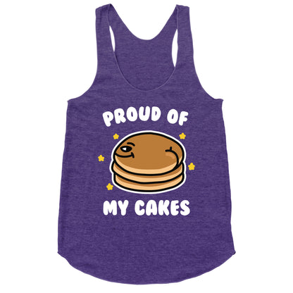 Proud of My Cakes Racerback Tank